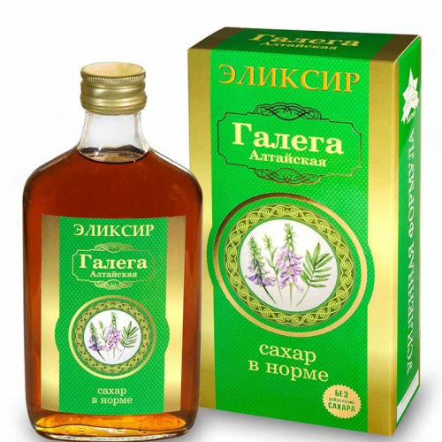 Эликсир «Алтайская Галега» сахар в норме (Объём: 250мл.)